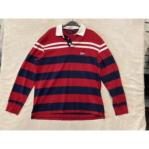 Vintage 90s Nautica Shirt Mens XL USA Colorblock Stripes Long Sleeve Preppy
